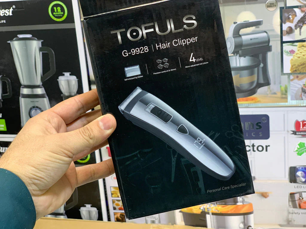 TOFULS Rechargeable Hair Grooming Clipper for Men 3Hr Timing