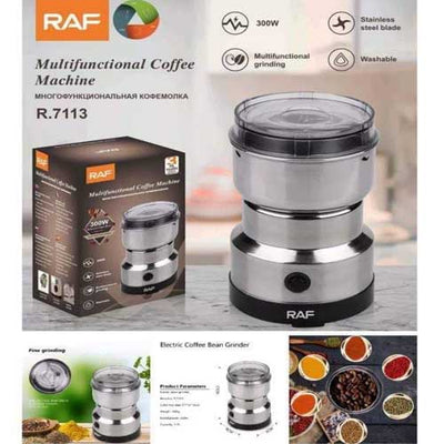 Legacy Deals Mini Electric Coffee Grinder Machine| Original 330W Garam Masala Grinder Machine| Stainless Steel Spice Pepper & Dry Nuts Powder Mixer Machine- Kitchen Appliance Tool