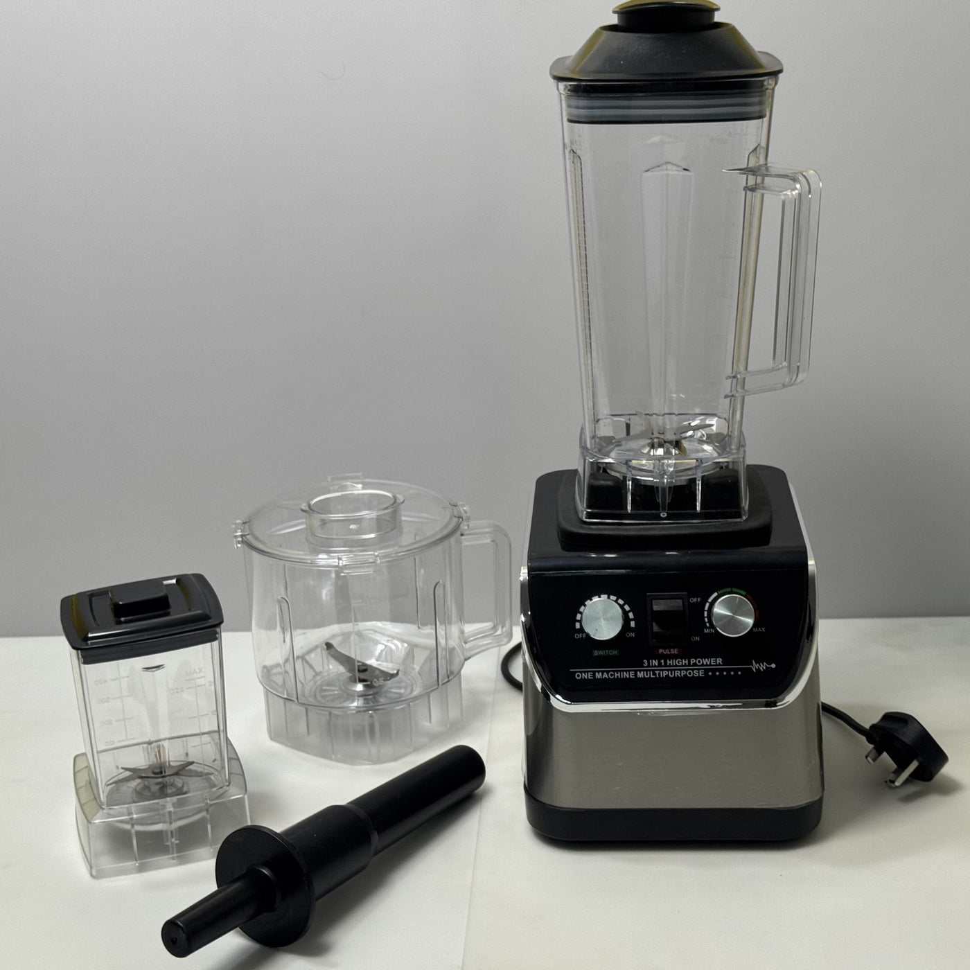 Your All-in-One Kitchen Hero – 3-in-1 Silver Crest  Blender, Chopper & Grinder