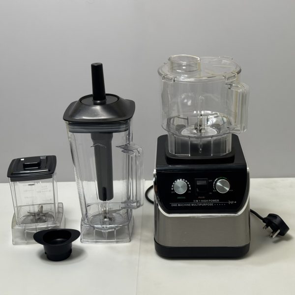Your All-in-One Kitchen Hero – 3-in-1 Silver Crest  Blender, Chopper & Grinder