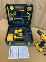 "DEWALT Style Cordless Drill with Set | Best for Home & Work!"