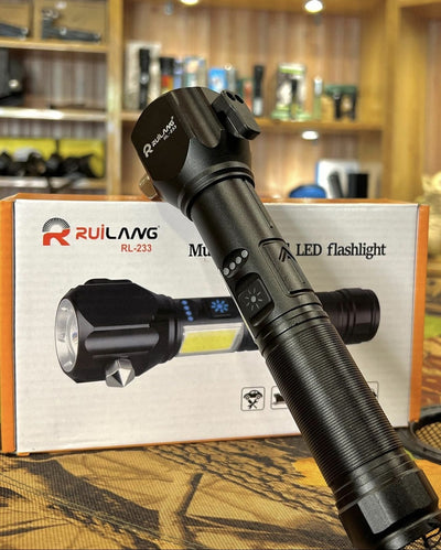 Super Powerful Torch 2-KM Long Range (Multifunctional LED Flashlight)