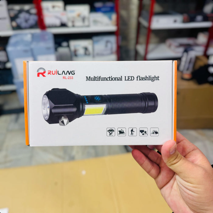 Super Powerful Rulang Torch 1.5Km Long Range (Multifunctional LED Flashlight)
