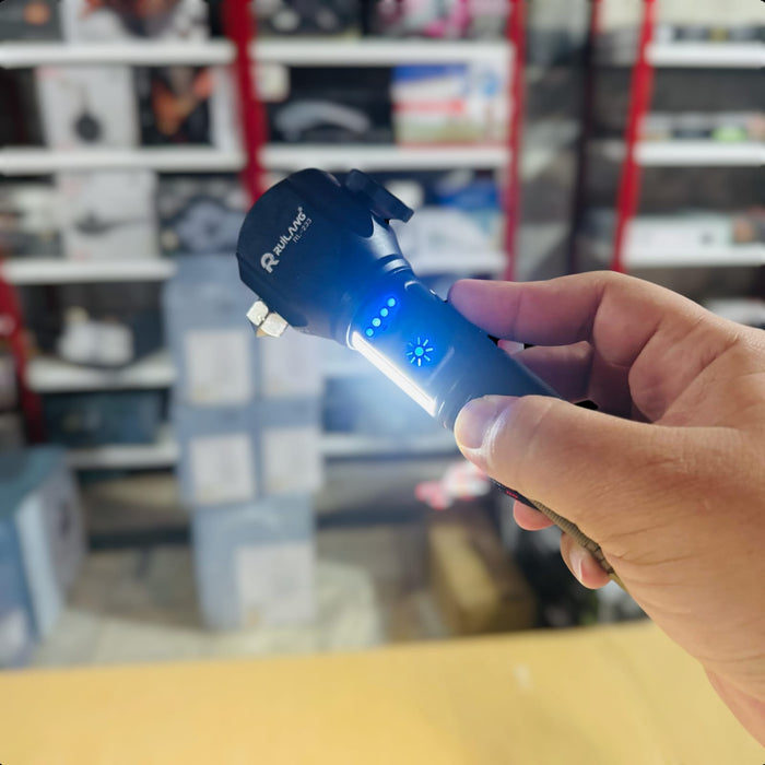 Super Powerful Rulang Torch 1.5Km Long Range (Multifunctional LED Flashlight)
