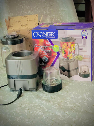 CRONIER Professional CR-1120 High-Performance Multi-Function Blender – 1500ml, 1200W | German Design