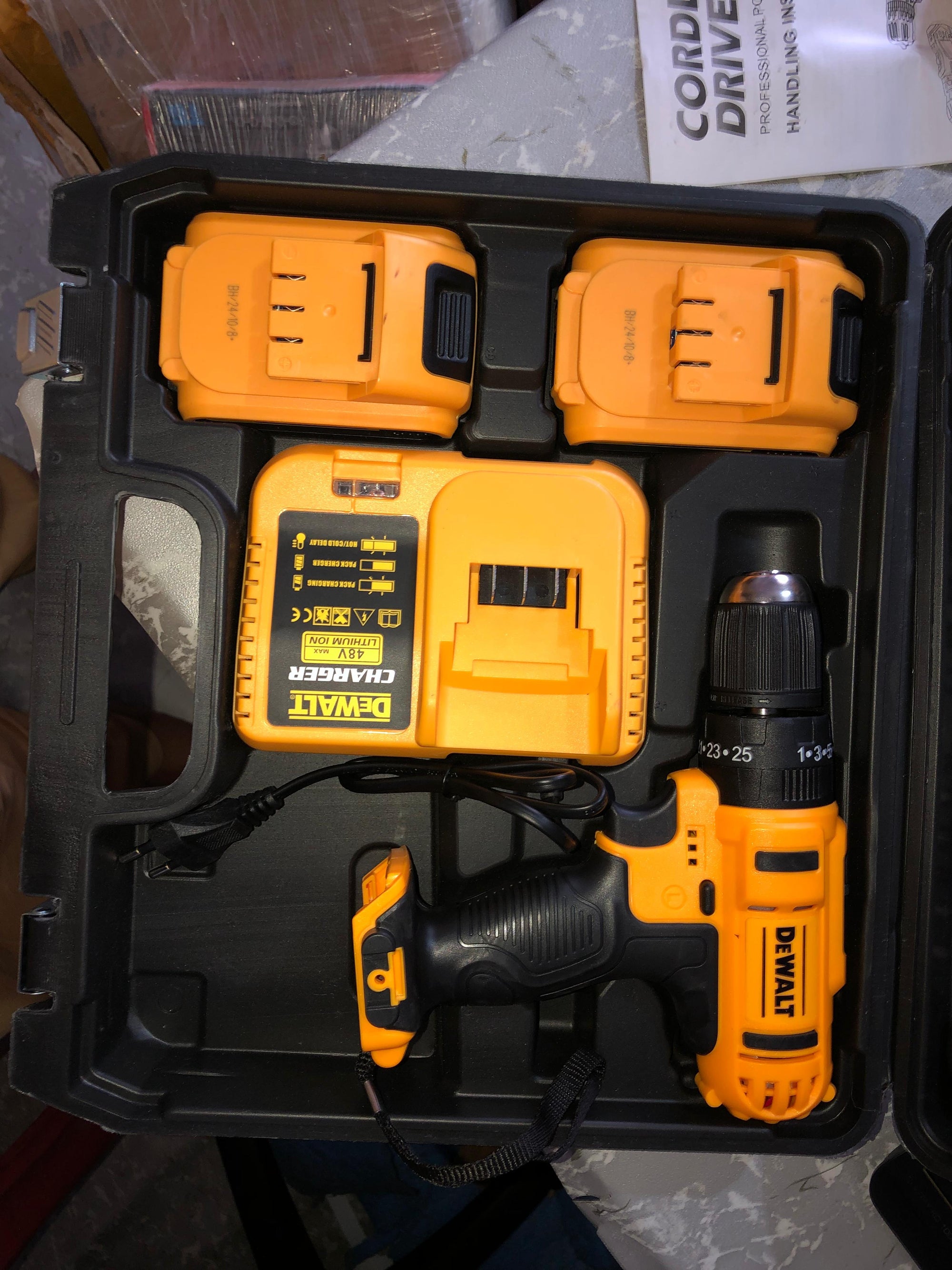 "DEWALT Style Cordless Drill Set | Best for Home & Work!"