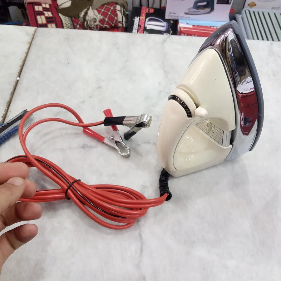 Home Star Appliance Dry Iron Automatic 12 Volts Direct Battery Operated Solar