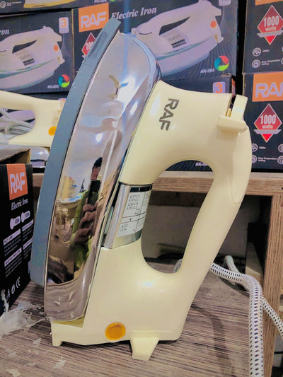 Electric Iron 1000W – Non-Stick, Adjustable Temperature | 3 Years Warranty