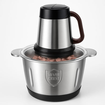 Silver Crest Electric Meat Grinder | 3L Capacity | 800W Copper Motor | 3-Speed Control