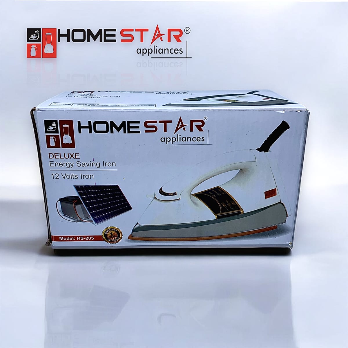 Home Star Appliance Dry Iron Automatic 12 Volts Direct Battery Operated Solar